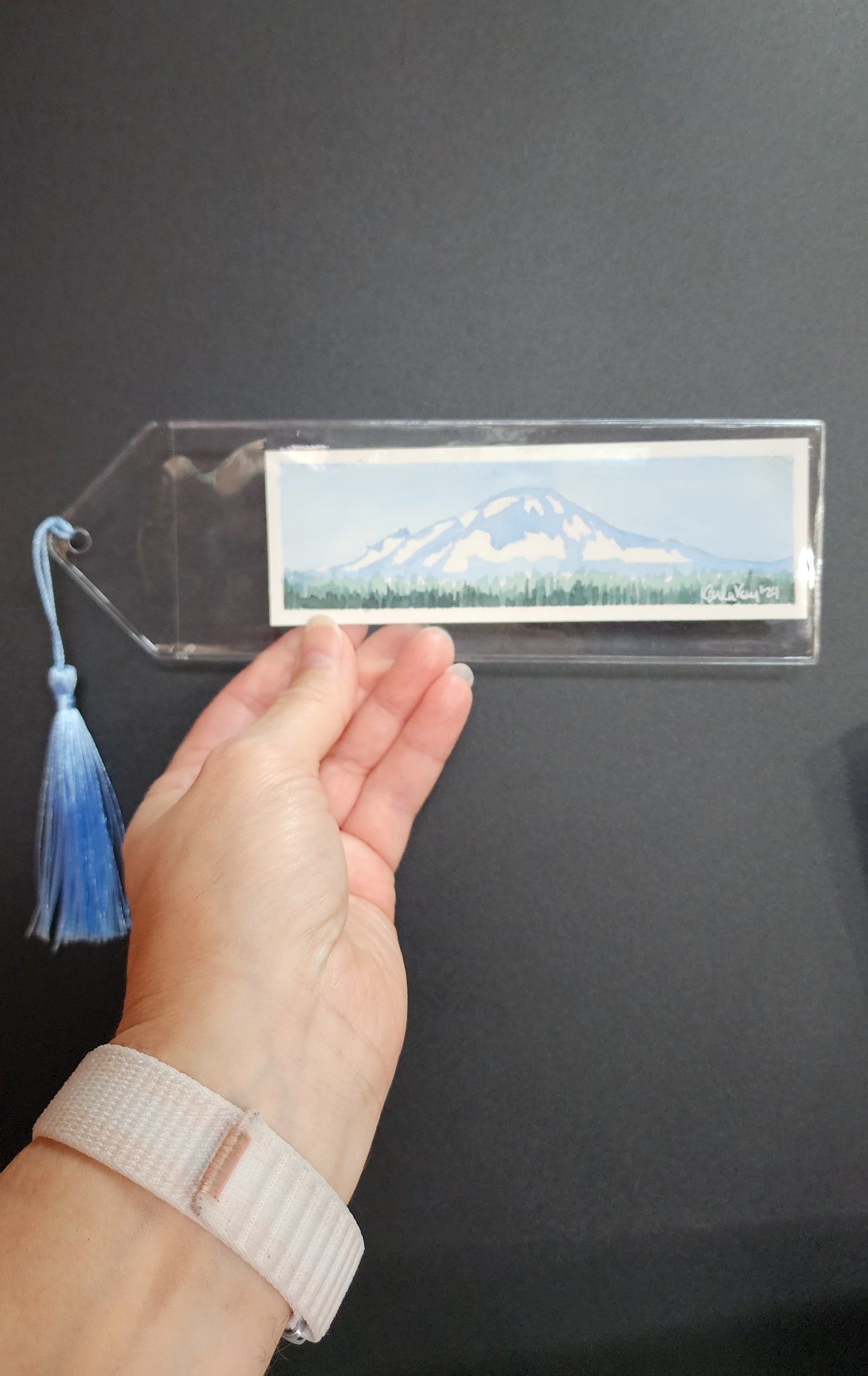 Miniature Mt. Rainier Painting